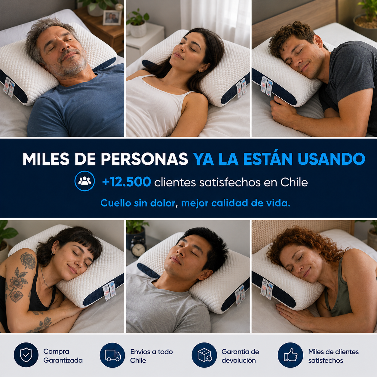 (2X1 ACTIVO HOY) SAFE NECK™ - Almohada para el Dolor de Cuello