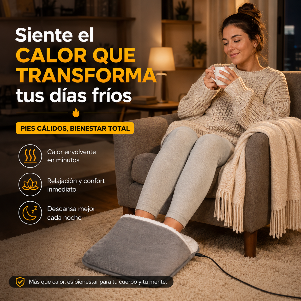 (-50% DCTO. HOY) Warm Feet™ - Almohadilla Térmica para Pies