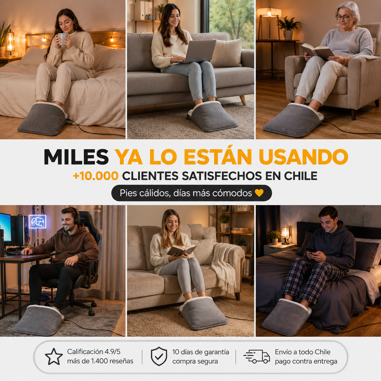 (-50% DCTO. HOY) Warm Feet™ - Almohadilla Térmica para Pies
